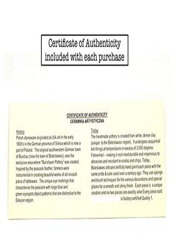 Polish Pottery Gallery Polish Pottery Ornament - Ball - Christmas Trees - Image 3